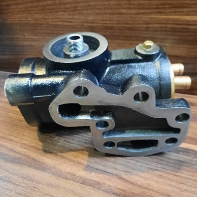 روغن سردکن موتور پرکینز 6 سیلندر قدیم مدل 6/354 کامل ( کولر روغن موتور پرکینز )